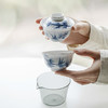 【日用百货】-宜室茶话  手绘青花竹子旅行茶具快客杯 商品缩略图1