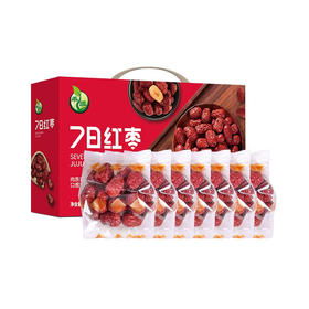 禾煜（HEYU） 杂粮干货礼盒 五谷杂粮礼盒 粥料礼盒 7日红枣礼盒560g