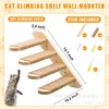 【宠物用品】木质猫爬架墙壁式墙上猫楼梯剑麻绳木板攀爬楼梯猫抓柱猫玩具 商品缩略图4