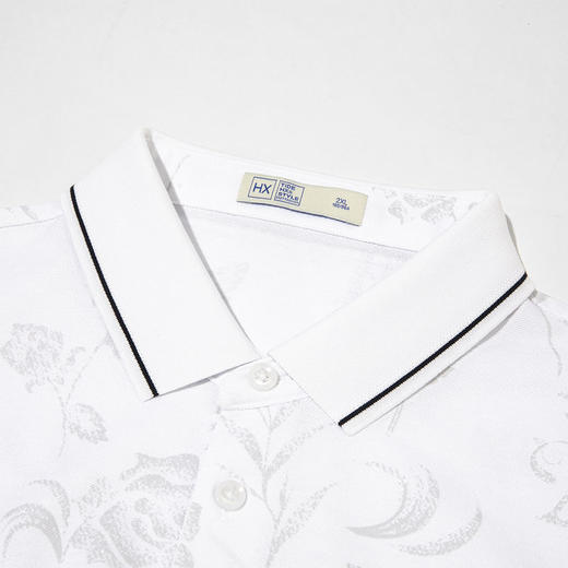 【断码清仓】HX 夏季翻领短袖T恤Y102320128101POLO杉 商品图2