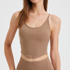 细肩带交叉美背瑜伽服背心女固定杯运动内衣速干跑步健身文胸FX 000 F2254 商品缩略图3