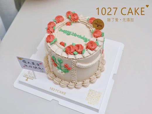 1027CAKE | 复古裱花手绘蛋糕 典雅 商品图2
