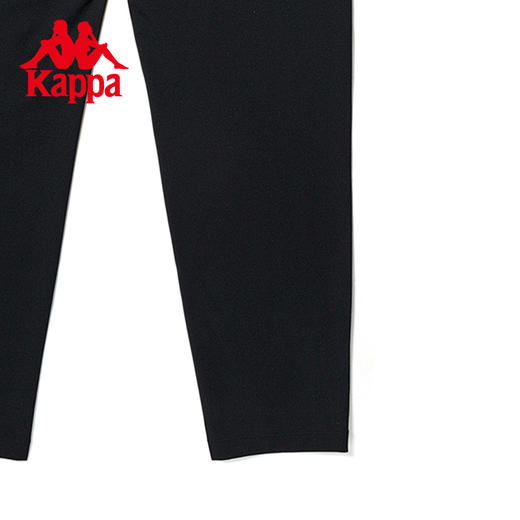 Kappa卡帕运动裤女黑色锥形裤针织长裤休闲裤小脚卫裤K0D42AK41 商品图3