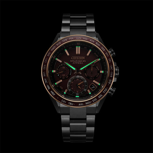 西铁城/CITIZEN卫星对时光动能舒博钛ATTESA系列商务男士手表CC4056-62W 商品图8