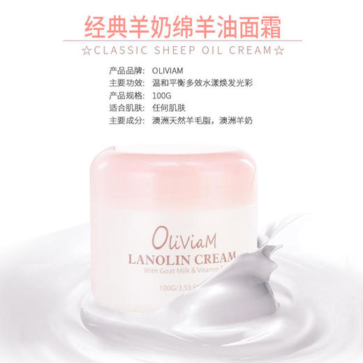 澳莉维亚神秘花园花朵5件套 礼盒 【护手霜/羊奶皂/木瓜膏/面霜】 商品图8