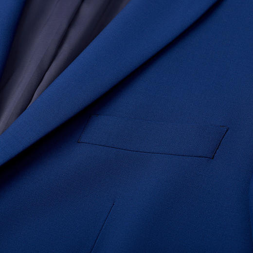 【含羊毛】柒牌商务休闲单西外套男2024春季新款修身简约职业西装	126C70190 商品图2