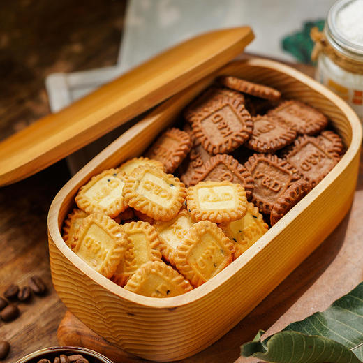 【糕酥精选】生椰拿铁@海盐芝士@迷你曲奇小饼 一口咔咔脆 醇香不腻 酥香炸裂 独立小包装 好吃不停手 商品图0