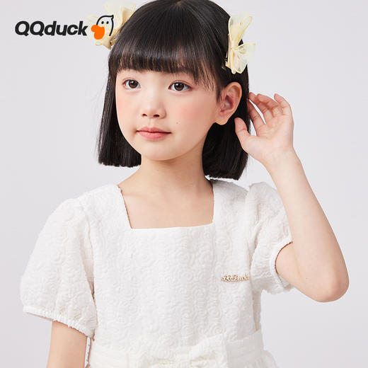 【120-165】【可可鸭】女童短袖连衣裙夏季公主裙洋气裙子可可鸭 商品图8