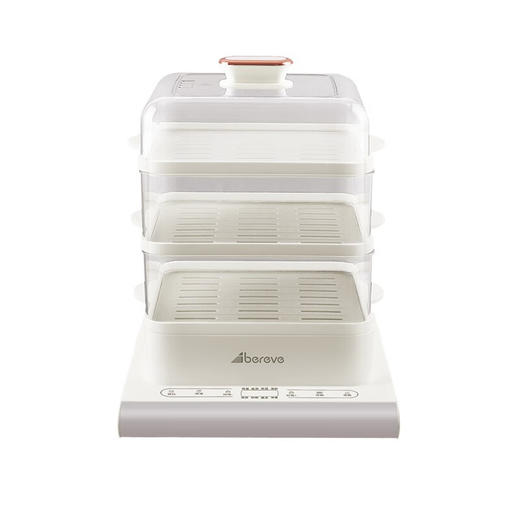 Abereve艾贝丽21升大容量三层大空间电蒸锅ABL-ZG165 白色 21L 商品图1
