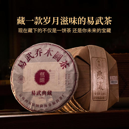 双陈2023年易武典藏生茶357g天门山弯弓高端名山春茶易武之美典藏之作 商品图4