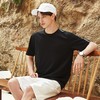 【含桑蚕丝】柒牌男士短袖t恤夏季新款印花拼接休闲运动圆领上衣	124T71360 商品缩略图2