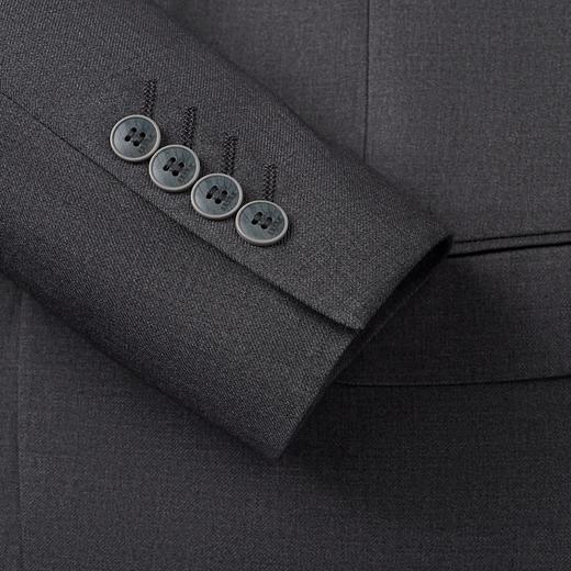 柒牌男装纯色西装男2024春夏新款商务正装平驳领休闲混纺单西外套	126C70180 商品图4