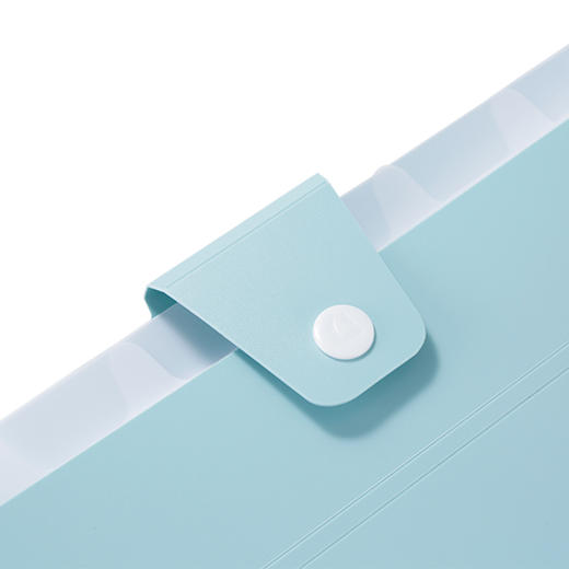 齐心便携式风琴包8袋A3169灰 商品图3