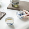 【日用百货】-宜室茶话  手绘青花竹子旅行茶具快客杯 商品缩略图3
