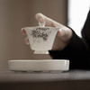 【日用百货】-宜室茶话  仿古手绘竹子盖碗家用陶瓷泡茶碗 商品缩略图3