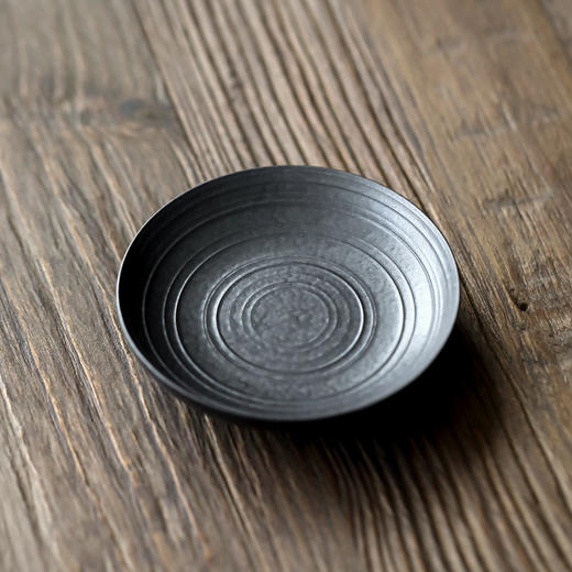 黑玄复古黑陶茶杯陶瓷杯垫茶杯子隔热垫隔热中式创意陶瓷茶道配件 商品图4