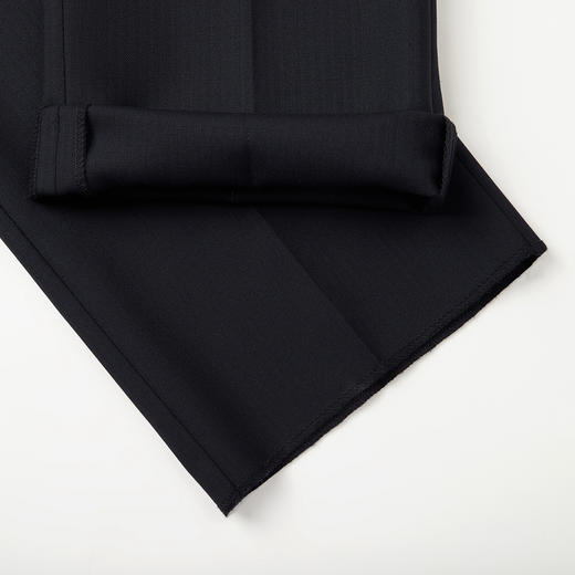 【含羊毛】柒牌西裤职业正装男士春秋新款商务工装直筒垂感西装裤	126H70110 商品图3