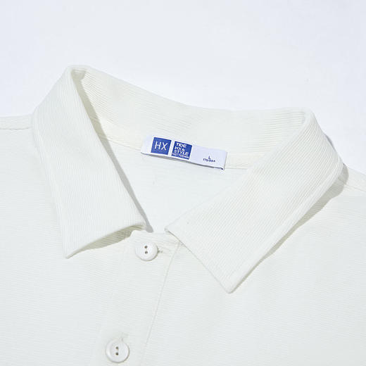 【断码清仓】HX 夏季翻领短袖T恤Z102320071101 商品图2