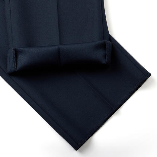 【含羊毛/莱赛尔】柒牌男装毛料西裤春秋款垂感商务西装直筒长裤	126H70070 商品图3