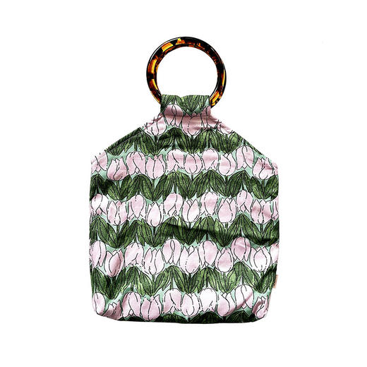 HUJI祤集Amber手提包插画花朵 商品图7