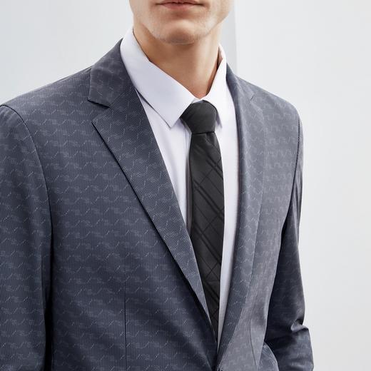 【特价】柒牌男装单西外套春季新款时尚潮流印花中青年平驳领针织西装	124C70320 商品图1