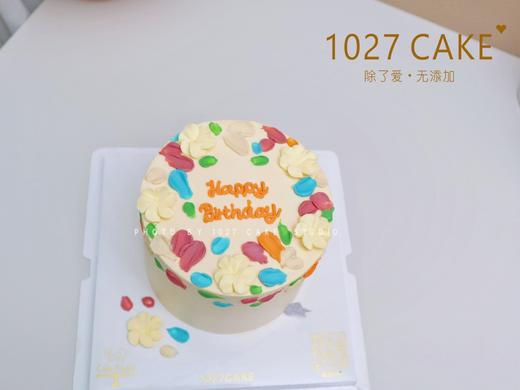 1027CAKE |  刮刀花蛋糕 简约 清新 商品图2