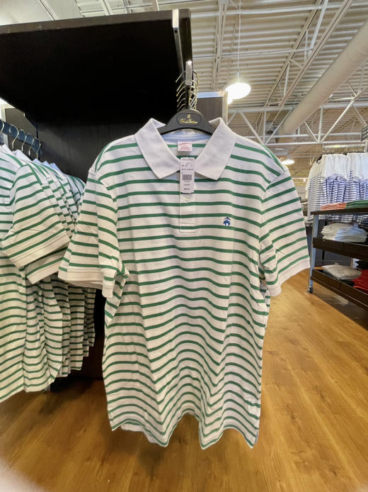 Brooks Brothers布克兄弟男士短袖Polo衫 条纹系列 超多颜色只要¥550直邮到手！ 商品图1