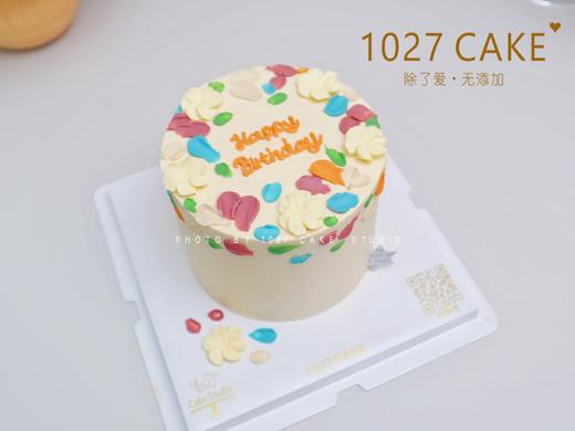 1027CAKE |  刮刀花蛋糕 简约 清新 商品图1