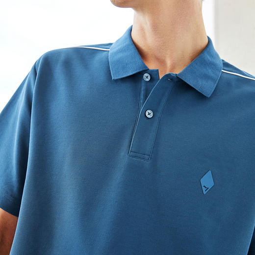 柒牌男装polo衫短袖男夏季新款运动户外休闲宽松翻领T恤上衣	124T72090 商品图2