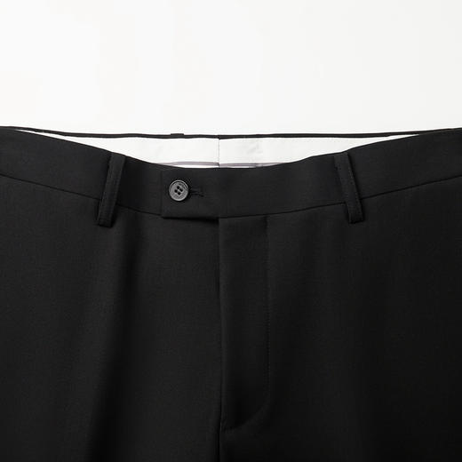 柒牌西裤职业正装男士春秋新款商务休闲中青年黑色直筒西装长裤子	126H70040 商品图1