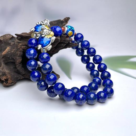 青金石单圈-龙寿圆珠 商品图0