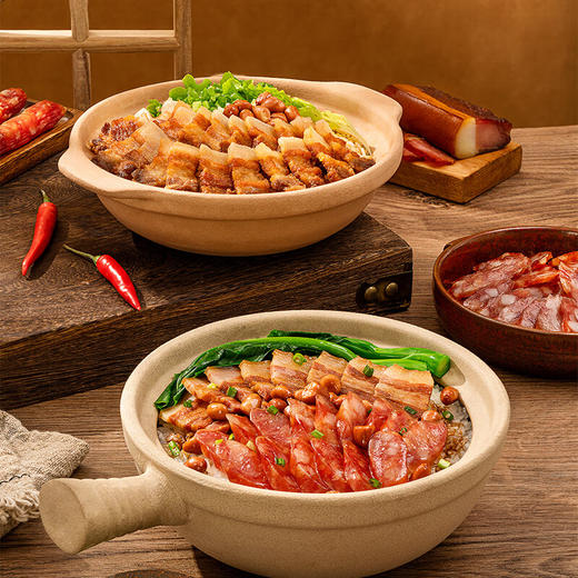 无名小厨无名小厨煲仔饭冻干微波加热即食米饭方便速食预制菜腊味腊肠饭 商品图5