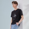 【冰氨纤维】柒牌短袖t恤男士夏季薄款时尚休闲纸鸢印花圆领上衣	124T71550 商品缩略图2