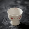 【日用百货】-宜室茶话  手绘陶瓷茶点盘简约日式高脚干果盘 商品缩略图11