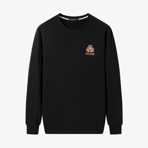 【特价】【柒先生系列】柒牌男士卫衣春秋款时尚潮流圆领套头T恤上衣	124W70090 商品图3