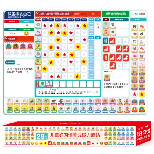 儿童好习惯养成磁力墙贴 商品图0