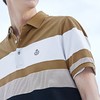 【100%丝光长绒棉】柒牌男士条纹polo衫夏季薄款短袖翻领T恤	124T70480 商品缩略图1