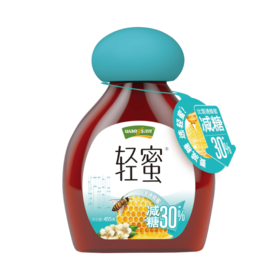 蜂蜜纯正天然减糖正品低糖低GI挤压瓶轻蜜455g瓶减糖蜜，无负担，全家可食用