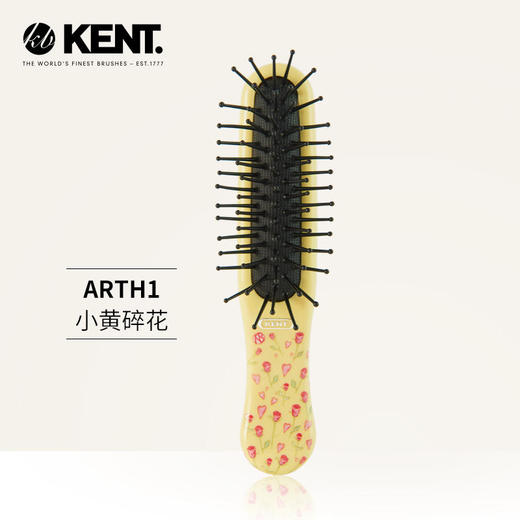 Kent肯特英国进口便携梳子女气垫按摩梳随身顺发小巧梳迷你彩色梳 商品图2