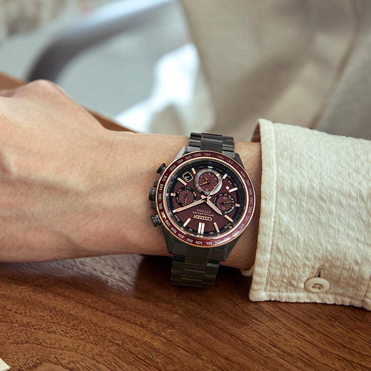 西铁城/CITIZEN卫星对时光动能舒博钛ATTESA系列商务男士手表CC4056-62W 商品图5