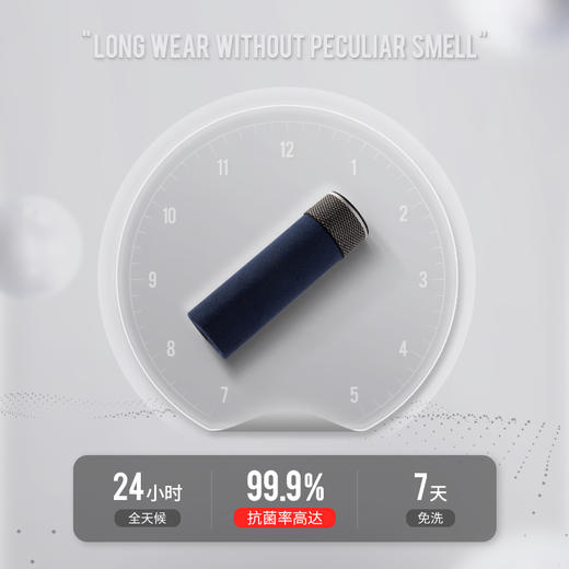 【礼盒3条装】柒牌内裤男新款中青年透气抗菌四角裤运动休闲平角短裤礼盒3条装	122F70250 商品图3