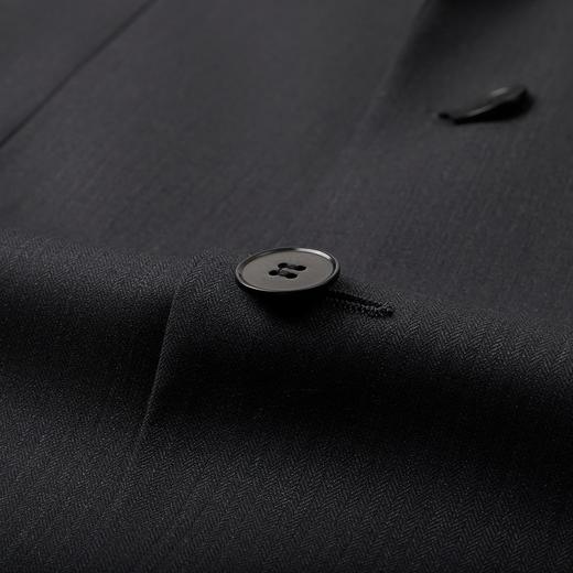 【含羊毛】柒牌男士西服秋冬新款商务休闲人字纹提花西装外套	126C70230 商品图3