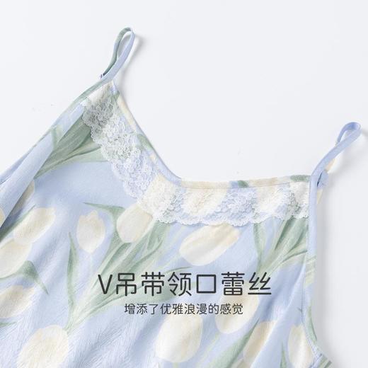 “3 部” 顶瓜瓜 女士郁金香浴袍家居服两件套DJJWC-APW21569-Y 商品图3