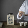 【日用百货】-宜室茶话  复古陶瓷茶叶罐双层锡盖密封罐 商品缩略图3