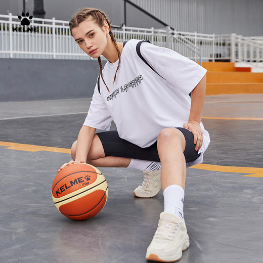 KELME卡尔美运动背心男2023夏季潮流字母篮球上衣透气无袖训练T恤 商品图2