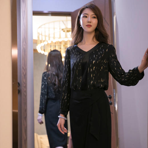 ME3A076麦克斯菲瑞女士休闲上衣 商品图0