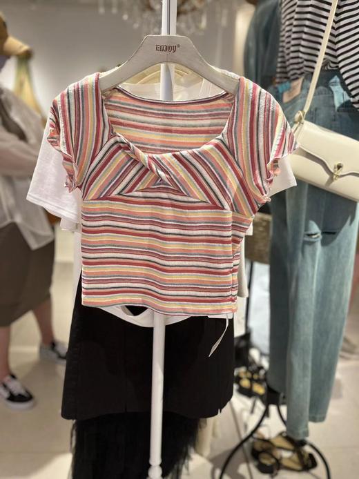 【门店同款】夏季油画条纹上衣 150913091 商品图10