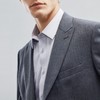 柒牌西服套装男士条纹双开叉商务正装春季新款西装礼服两件套	124C70110 商品缩略图1