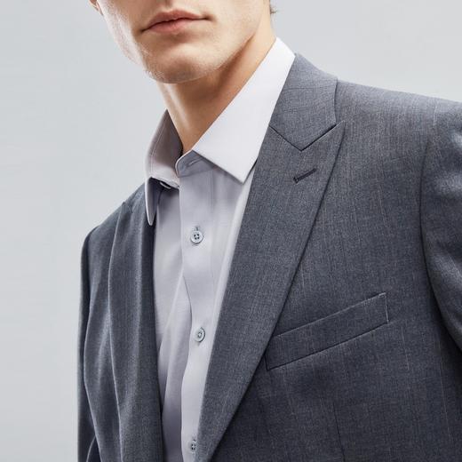 柒牌西服套装男士条纹双开叉商务正装春季新款西装礼服两件套	124C70110 商品图1