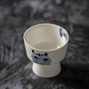 【日用百货】-宜室茶话  手绘陶瓷茶点盘简约日式高脚干果盘 商品缩略图5